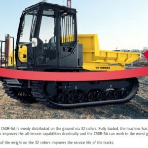 foto ZÁNOVNÍ 6t pás dampr na 3.8t Yanmar