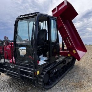 foto ZÁNOVNÍ dumper pás 6.3t na 3.5t/2m3 kabina otočná korba Yanmar