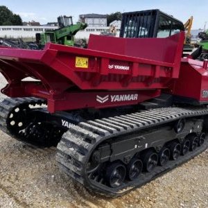 foto ZÁNOVNÍ dumper pás 6.3t na 3.5t/2m3 kabina otočná korba Yanmar