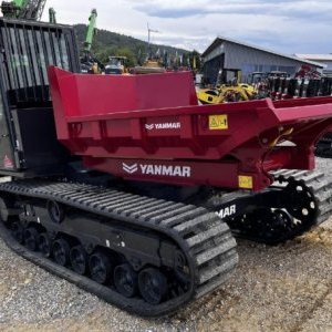 foto ZÁNOVNÍ dumper pás 6.3t na 3.5t/2m3 kabina otočná korba Yanmar